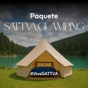 "SATTVA GLAMPING" 2 Accesos Full SATTVA + Glamping Vista Laguna (sab-dom)